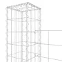 Gabionenkorb in U-Form, 2 Eisenpfosten, 140x20x150 cm. von vidaXL, Zaunpaneele - Ref: Foro24-151282, Preis: 59,97 €, Rabatt: %