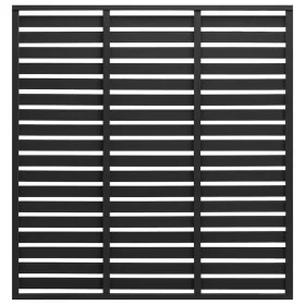 Black WPC Fence Panel 180x180cm by vidaXL, fence panels - Ref: Foro24-318111, Price: 205,83 €, Discount: %
