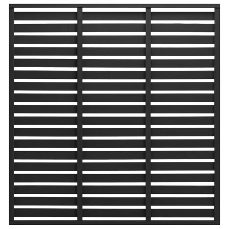 Schwarzes WPC-Zaunelement 180 x 180 cm von vidaXL, Zaunpaneele - Ref: Foro24-318111, Preis: 205,83 €, Rabatt: %
