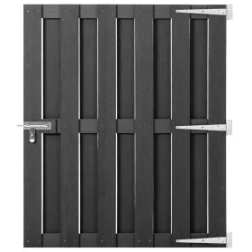 Gray WPC garden door 100x112 cm by vidaXL, garden gates - Ref: Foro24-318103, Price: 127,34 €, Discount: %