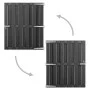 Graue WPC-Gartentür 100x112 cm von vidaXL, Gartentore - Ref: Foro24-318103, Preis: 127,34 €, Rabatt: %