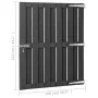 Graue WPC-Gartentür 100x112 cm von vidaXL, Gartentore - Ref: Foro24-318103, Preis: 127,34 €, Rabatt: %