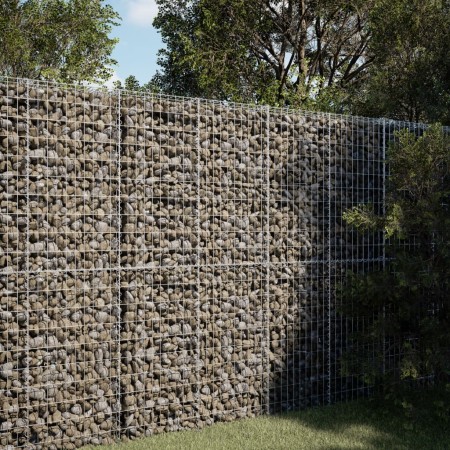 Cesta gaviones con cubierta hierro galvanizado 100x100x200 cm en Macetas y jardineras | Comprar online en Foru.es