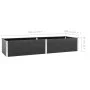 Arriate de WPC gris 200x100x54 cm de vidaXL, Maceteros y jardineras - Ref: Foro24-318097, Precio: 335,29 €, Descuento: %