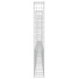 Cesta de gaviones forma de U 4 postes de hierro 380x20x150 cm de vidaXL, Paneles de vallas - Ref: Foro24-151284, Precio: 146,...