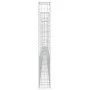 Cesta de gaviones forma de U 4 postes de hierro 380x20x150 cm de vidaXL, Paneles de vallas - Ref: Foro24-151284, Precio: 144,...