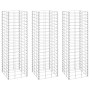Arriates de gaviones 3 unidades hierro 30x30x100 cm de vidaXL, Maceteros y jardineras - Ref: Foro24-151249, Precio: 59,22 €, ...