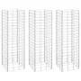 Arriates de gaviones 3 unidades hierro 30x30x100 cm de vidaXL, Maceteros y jardineras - Ref: Foro24-151249, Precio: 57,72 €, ...