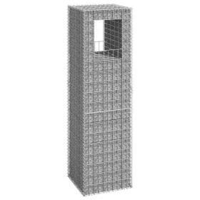 Korb aus Gabionenstangen aus Eisen, 50 x 50 x 180 cm von vidaXL, Zaunpfosten - Ref: Foro24-151272, Preis: 65,06 €, Rabatt: %