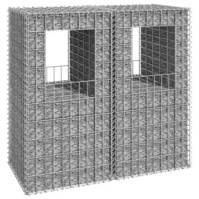 Gabion post baskets 2 units iron 50x50x100 cm by vidaXL, fence posts - Ref: Foro24-151269, Price: 56,28 €, Discount: %