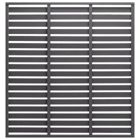 Graue WPC-Zaunplatte 180x180 cm von vidaXL, Zaunpaneele - Ref: Foro24-318110, Preis: 210,53 €, Rabatt: %