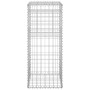 Cestas postes de gaviones 2 unidades hierro 40x40x100 cm de vidaXL, Postes de cerca - Ref: Foro24-151261, Precio: 44,75 €, De...