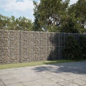 Cesta de gaviones con cubierta hierro galvanizado 800x100x200cm en Macetas y jardineras | Comprar online en Foru.es