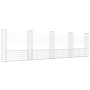 Cesta de gaviones forma de U 5 postes de hierro 500x20x150 cm de vidaXL, Paneles de vallas - Ref: Foro24-151285, Precio: 227,...
