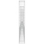 Cesta de gaviones forma de U 5 postes de hierro 500x20x150 cm de vidaXL, Paneles de vallas - Ref: Foro24-151285, Precio: 227,...