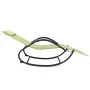 Tumbona mecedora de acero y textileno crema de vidaXL, Tumbonas - Ref: Foro24-318118, Precio: 95,43 €, Descuento: %