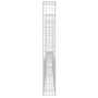 Cesta de gaviones forma de U 3 postes de hierro 260x20x150 cm de vidaXL, Paneles de vallas - Ref: Foro24-151283, Precio: 107,...