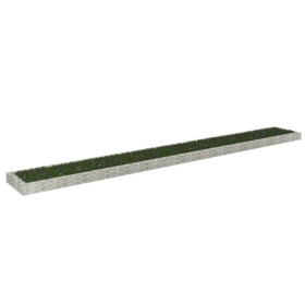 Arriate de gaviones de acero galvanizado 800x100x20 cm de vidaXL, Maceteros y jardineras - Ref: Foro24-151317, Precio: 98,13 ...