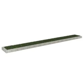 Arriate de gaviones de acero galvanizado 800x100x20 cm de vidaXL, Maceteros y jardineras - Ref: Foro24-151317, Precio: 96,23 ...