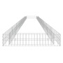 Arriate de gaviones de acero galvanizado 800x100x20 cm de vidaXL, Maceteros y jardineras - Ref: Foro24-151317, Precio: 98,13 ...