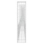 Cesta de gaviones forma de U 2 postes de hierro 740x20x100 cm de vidaXL, Paneles de vallas - Ref: Foro24-151280, Precio: 202,...
