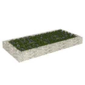 Arriate de gaviones de acero 200x100x20 cm de vidaXL, Maceteros y jardineras - Ref: Foro24-151312, Precio: 44,38 €, Descuento: %