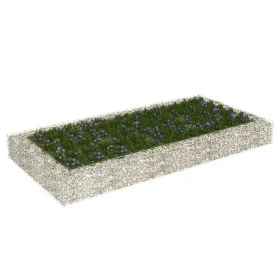 Arriate de gaviones de acero 200x100x20 cm de vidaXL, Maceteros y jardineras - Ref: Foro24-151312, Precio: 43,50 €, Descuento: %