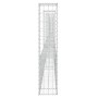 Cesta de gaviones forma de U 6 postes de hierro 620x20x100 cm de vidaXL, Paneles de vallas - Ref: Foro24-151279, Precio: 152,...