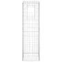 Cestas postes de gaviones 2 unidades hierro 40x40x140 cm by vidaXL, fence posts - Ref: Foro24-151263, Price: 74,14 €, Discoun...