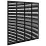 Dark gray WPC slat fence 180x180 cm by vidaXL, fence panels - Ref: Foro24-318108, Price: 195,45 €, Discount: %