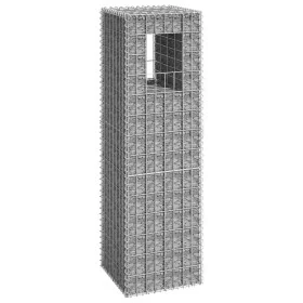 Korb aus Gabionenstangen aus Eisen, 40 x 40 x 140 cm von vidaXL, Zaunpfosten - Ref: Foro24-151262, Preis: 47,72 €, Rabatt: %