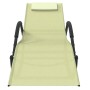 Tumbonas mecedoras 2 uds acero y textilene crema de vidaXL, Tumbonas - Ref: Foro24-318134, Precio: 144,92 €, Descuento: %