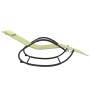 Tumbonas mecedoras 2 uds acero y textilene crema de vidaXL, Tumbonas - Ref: Foro24-318134, Precio: 144,92 €, Descuento: %