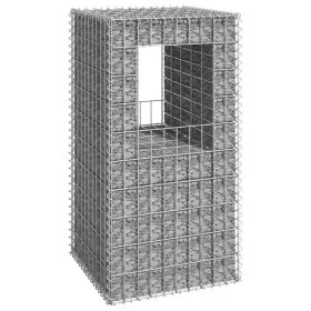 Eisen-Gabionen-Postkorb 50x50x100 cm von vidaXL, Zaunpfosten - Ref: Foro24-151268, Preis: 46,49 €, Rabatt: %