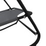 Tumbona mecedora 2 unidades de acero y textilene gris de vidaXL, Tumbonas - Ref: Foro24-318141, Precio: 104,75 €, Descuento: %
