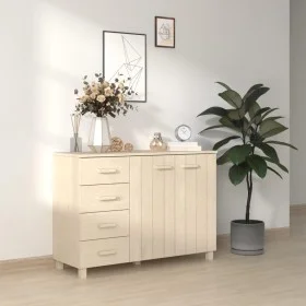 Aparador HAMAR madera de pino maciza marrón miel 113x40x80 cm de vidaXL, Aparadores - Ref: Foro24-340444, Precio: 146,58 €, D...