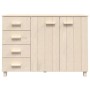Aparador HAMAR madera de pino maciza marrón miel 113x40x80 cm de vidaXL, Aparadores - Ref: Foro24-340444, Precio: 148,41 €, D...