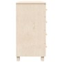 Aparador HAMAR madera de pino maciza marrón miel 113x40x80 cm de vidaXL, Aparadores - Ref: Foro24-340444, Precio: 148,41 €, D...