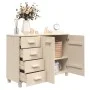Aparador HAMAR madera de pino maciza marrón miel 113x40x80 cm de vidaXL, Aparadores - Ref: Foro24-340444, Precio: 146,58 €, D...