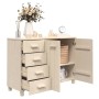 Aparador HAMAR madera de pino maciza marrón miel 113x40x80 cm de vidaXL, Aparadores - Ref: Foro24-340444, Precio: 148,41 €, D...
