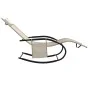 Rocking sun lounger, 2 units, made of steel and cream textilene. by vidaXL, Loungers - Ref: Foro24-318138, Price: 132,93 €, D...