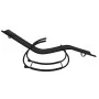Tumbona mecedora 2 unidades de acero y textilene negro de vidaXL, Tumbonas - Ref: Foro24-318128, Precio: 127,12 €, Descuento: %