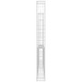 Cesta de gaviones forma de U 2 postes de hierro 140x20x200 cm de vidaXL, Paneles de vallas - Ref: Foro24-151289, Precio: 88,3...