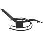 Tumbona mecedora 2 unidades de acero y textilene negro de vidaXL, Tumbonas - Ref: Foro24-318136, Precio: 179,69 €, Descuento: %