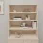 Aparador superior HAMAR pino macizo marrón miel 90x30x100 cm de vidaXL, Aparadores - Ref: Foro24-340432, Precio: 107,18 €, De...