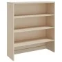 Aparador superior HAMAR pino macizo marrón miel 90x30x100 cm de vidaXL, Aparadores - Ref: Foro24-340432, Precio: 107,18 €, De...