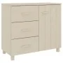 Aparador HAMAR madera de pino maciza marrón miel 90x40x80 cm de vidaXL, Aparadores - Ref: Foro24-340428, Precio: 143,31 €, De...