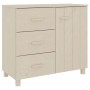 Aparador HAMAR madera de pino maciza marrón miel 90x40x80 cm de vidaXL, Aparadores - Ref: Foro24-340428, Precio: 145,58 €, De...