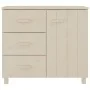 Aparador HAMAR madera de pino maciza marrón miel 90x40x80 cm de vidaXL, Aparadores - Ref: Foro24-340428, Precio: 143,31 €, De...