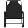 Rocking lounger 2 units in steel and black textilene by vidaXL, Loungers - Ref: Foro24-318140, Price: 82,46 €, Discount: %
